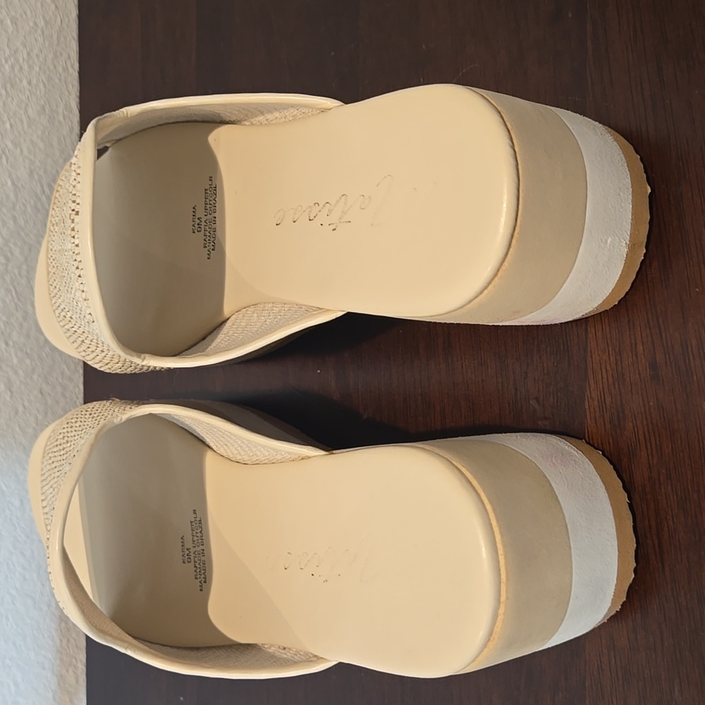 Matisse Raffia Platform Mules - Picture 2 of 12
